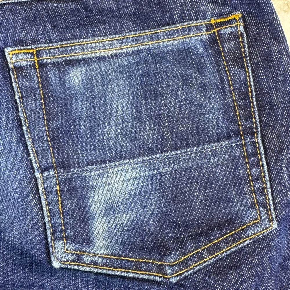 Gustin‎ California Slim Raw Denim Jeans Selvedge Dark Wash Mens